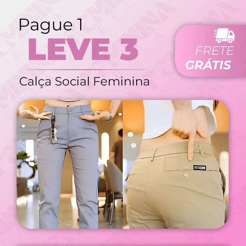 [PROMOÇÃO DE ANO NOVO] Compre 1 leve 3 Calças Bella Comfort