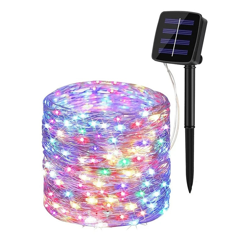 Pisca Pisca de Natal - Recarregável com Energia Solar