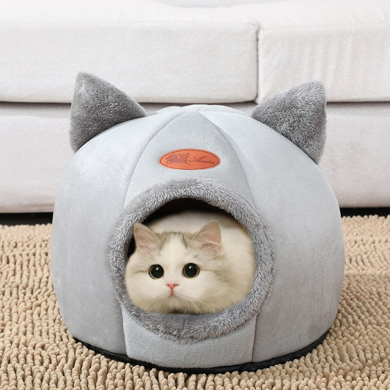 Caminha para Gato e Cães Acolchoada Pelúcia