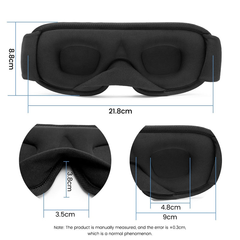Máscara de Dormir Premiun Blackout 3D