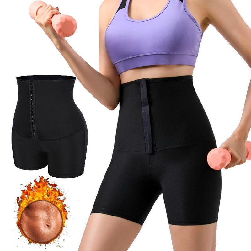 Short Efeito Sauna - Modela Cintura, Queima Calorias, Famosa Pochete e Ideal para Pós Parto