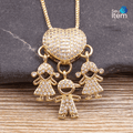 Colar Amor de Mãe Banhado a Ouro 18k