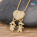 Colar Amor de Mãe Banhado a Ouro 18k